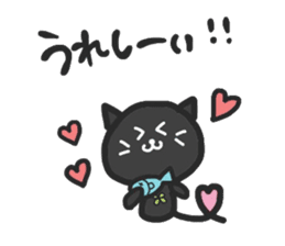 black cats clover sticker #1996254