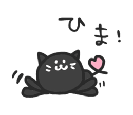 black cats clover sticker #1996265