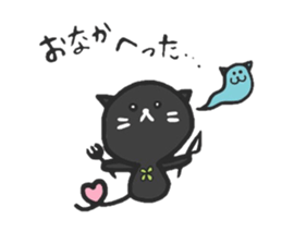 black cats clover sticker #1996277