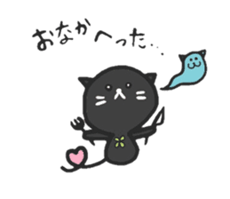 black cats clover sticker #1996277