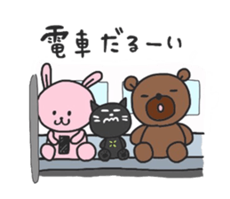 black cats clover sticker #1996278