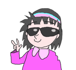 Pretty KISS sticker #1996290