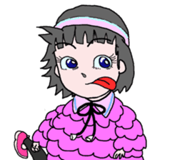 Pretty KISS sticker #1996300