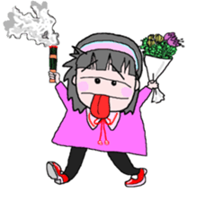 Pretty KISS sticker #1996301