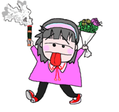 Pretty KISS sticker #1996301