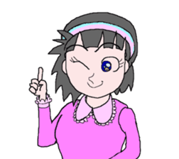 Pretty KISS sticker #1996315