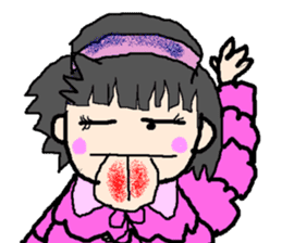 Pretty KISS sticker #1996319