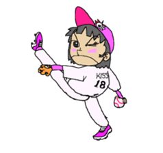 Pretty KISS sticker #1996323