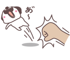 palm Pug sticker #1996533