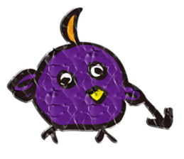 Wrinkled paper bird sticker #1996888