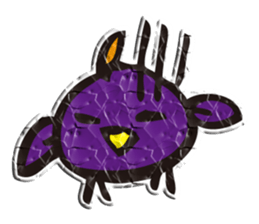 Wrinkled paper bird sticker #1996901