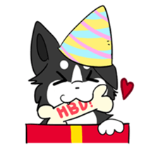 Wan-Kun the Husky sticker #1996961