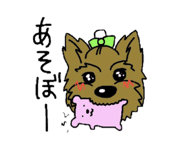 Yorkie every day sticker #1997175