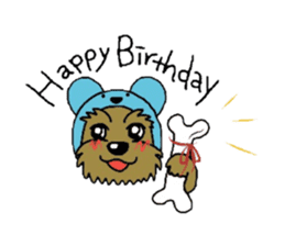 Yorkie every day sticker #1997188