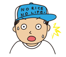 Sticker of rice farmers. sticker #1997208