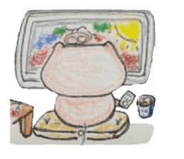 Butasan at Hafu half firing.Frequent use sticker #1997411