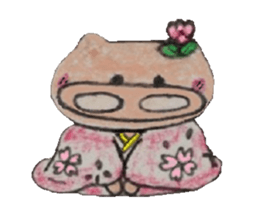 Butasan at Hafu half firing.Frequent use sticker #1997424