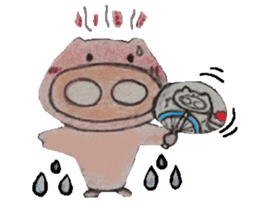 Butasan at Hafu half firing.Frequent use sticker #1997426