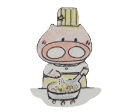 Butasan at Hafu half firing.Frequent use sticker #1997440