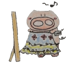 Butasan at Hafu half firing.Frequent use sticker #1997442