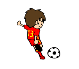 Soccer boys sticker #1997473