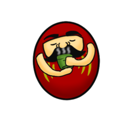 Daruma and Daruma Bear sticker #1997652