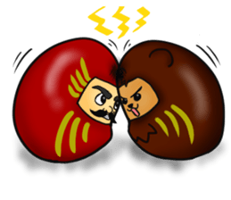 Daruma and Daruma Bear sticker #1997672