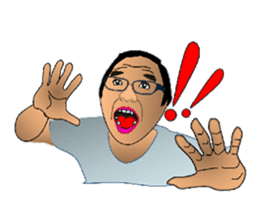 Phrase uncle and pleasant friends!(Pro) sticker #1997813