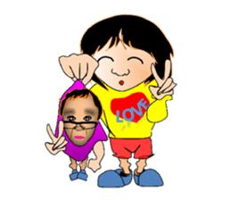 Phrase uncle and pleasant friends!(Pro) sticker #1997825