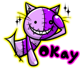 Zombie cat NUE ENGLISH Ver sticker #1998405