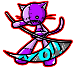 Zombie cat NUE ENGLISH Ver sticker #1998406