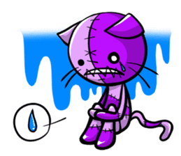 Zombie cat NUE ENGLISH Ver sticker #1998408