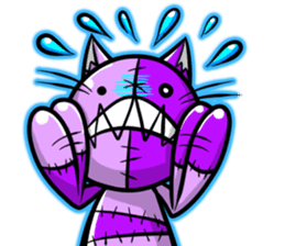 Zombie cat NUE ENGLISH Ver sticker #1998409