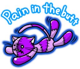 Zombie cat NUE ENGLISH Ver sticker #1998410