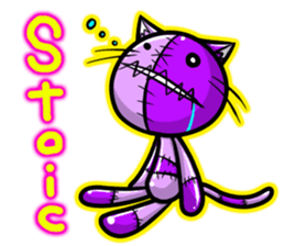 Zombie cat NUE ENGLISH Ver sticker #1998411