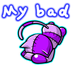 Zombie cat NUE ENGLISH Ver sticker #1998412