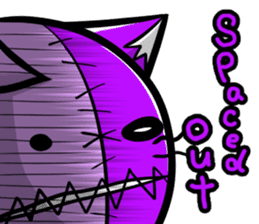 Zombie cat NUE ENGLISH Ver sticker #1998413