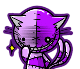 Zombie cat NUE ENGLISH Ver sticker #1998414