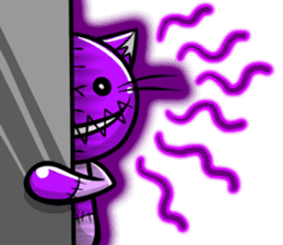 Zombie cat NUE ENGLISH Ver sticker #1998416