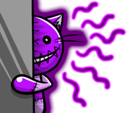 Zombie cat NUE ENGLISH Ver sticker #1998416
