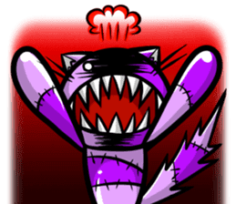 Zombie cat NUE ENGLISH Ver sticker #1998417