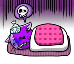Zombie cat NUE ENGLISH Ver sticker #1998418