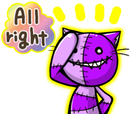 Zombie cat NUE ENGLISH Ver sticker #1998423