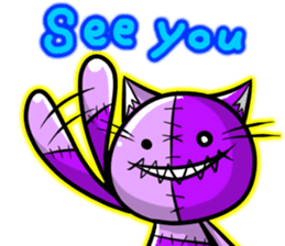 Zombie cat NUE ENGLISH Ver sticker #1998428