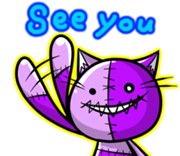 Zombie cat NUE ENGLISH Ver sticker #1998428