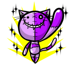 Zombie cat NUE ENGLISH Ver sticker #1998435