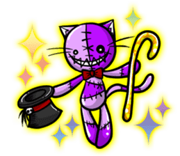 Zombie cat NUE ENGLISH Ver sticker #1998436