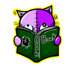 Zombie cat NUE ENGLISH Ver sticker #1998441