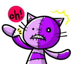 Zombie cat NUE ENGLISH Ver sticker #1998443
