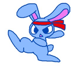 grumpy rabbit sticker #1999486